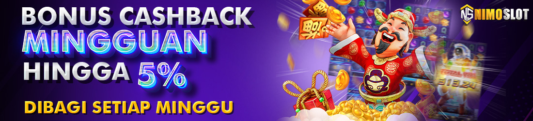 BONUS CASHBACK 5%